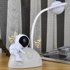 Lampara Luna Astronauta 3d Recargable