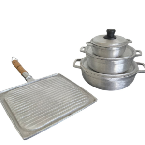 CALDEROS X3 0-2-4 + ASADOR MEDIANO