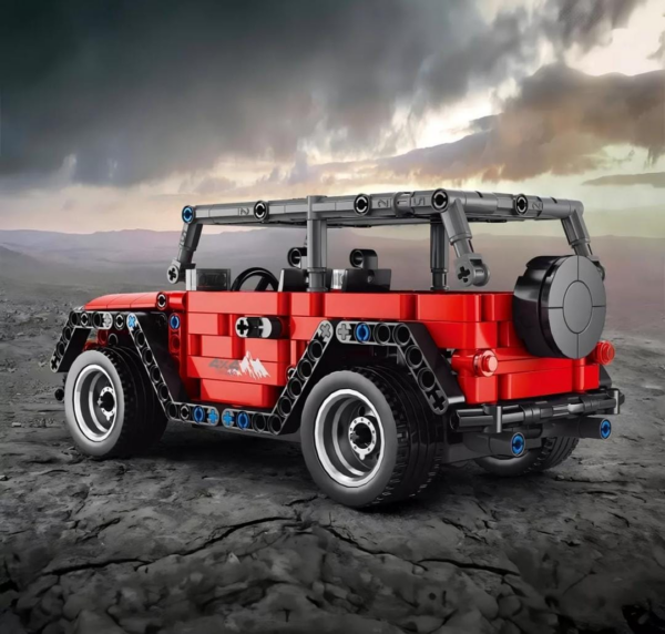 CARRO JEEP 4X4 ARMABLE A CONTROL REMOTO
