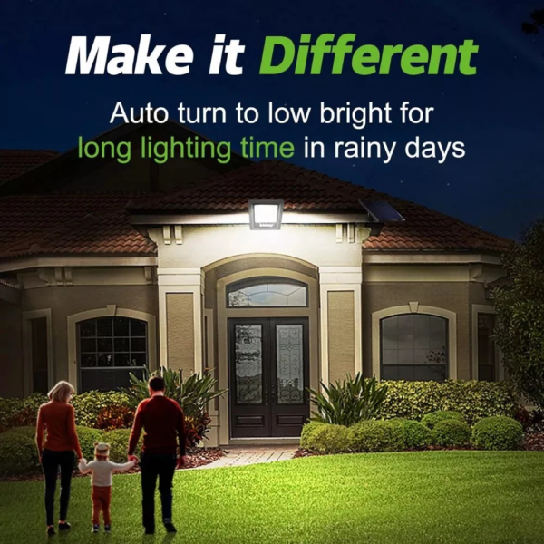 reflector solar led de 50w con control