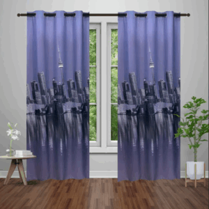 set 2 cortinas blackout estampadas MR