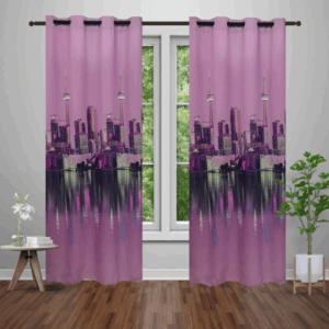 set 2 cortinas blackout estampadas RS
