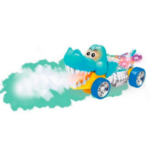 Carro Cocodrilo Vapor Luces Sonido