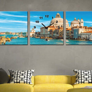 RELOJ PARED ESTILO POLIPTICO