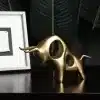 Figura Decorativa de Toro Dorado - Imagen 2
