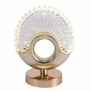 Lampara Mesa Cristal Luz Decorativa Dona