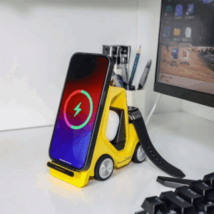 Cargador Inalambrico 3 en 1 montacargas